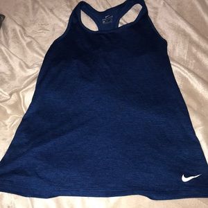 Blue nike tank/racer back